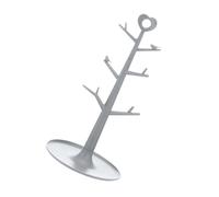 Artibetter Porte-Tasse à Café Gris en Plastique Base Stable Support de Rangement pour Tasses et Mugs Organiseur Cuisine Pratique pour Séchage et Gain de Place