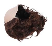 ARTIBETTER Postiche Chauve Marron Clair pour Hommes Adultes Postiche Courte Calvitie Réaliste Accessoire Halloween et Fête Déguisement pour Cosplay et Comédie