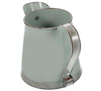 Artibetter Pot de Fleurs Vintage, 9x12,55 Cm Bleu Galvanisé Contenant Décoratif pour Jardinière D’intérieur Rustique Fleurs Séchées et Fraîches pour Maison et Bureau