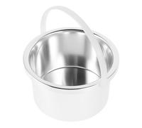 ARTIBETTER Pot Fondre Cire en Alliage d'Aluminium 105 MM, Récipient pour Brûleur Chauffant Cire, Usage Professionnel pour Épilation