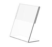ARTIBETTER Présentoir de Table Acrylique Support Stable pour Affiches et Flyers Support Double Face Transparent Protection Rayures et Éclaboussures pour Menus et Publicités