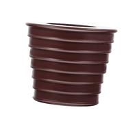 Artibetter Protecteur de Trou Parasol Caoutchouc Cache-œillet pour Table Extérieure Cône de Calage pour Parasol de Terrasse Accessoire de Protection Marron