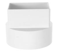 Artibetter Raccord de Gouttière pour Écoulement Pluvial en Abs Beige, Drainage des Eaux Pluviales, Adapté pour Toit et Villa, Connecteur Solide pour Tuyau Carré