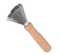 ARTIBETTER Râteau de Jardin Métal et Bois avec Manche Ergonomique Outil Pratique de Nettoyage et Désherbage pour Fleuriste et Décoration Jardin