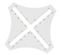 Artibetter Règle à Tricoter en Acrylique pour Mesure Précise et Calcul de Densité, pour Travaux de Couture et Conception de Vêtements
