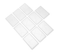 Artibetter Règle de Marquage Central en Acrylique 10 Pièces, Compas Proportionnel au Nombre D’or pour Dessin et Photographie, Outil Précis pour Artistes et Peintres, Aide au Cadrage