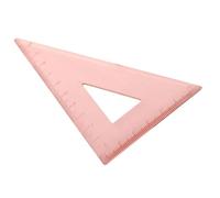 ARTIBETTER Règle Triangulaire En Cuivre Vintage 30 Cm Outil De Mesure Géométrique Règle Métallique Robuste Pour Étudiants Et Équerre De Dessin Précise