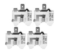ARTIBETTER Relais de Surcharge pour Compresseur de Réfrigérateur 05Hp Kit 4 Pièces Protection Thermique Surchauffe et Surcharge Démarreur Ptc Compatible Congélateur Accessoires