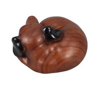 Artibetter Résine, Urne Funéraire Chien Endormi Statue Commémorative | Entretien Facile, Cendres de Chien ou Petit Animal, Finition Lisse, Usage sur Rebord de Fenêtre ou Cabinet