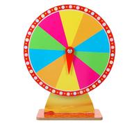 Artibetter Roue de Roulette Fortune 30 Cm en Plastique, Tableau Effaçable à Sec, Accessoire de Fête de Table pour Jeux de Carnaval et Tirage, Roue de Spectacle Interactive pour Adultes