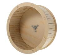 Artibetter Roue d'exercice Silencieuse pour Hamster et Petits Animaux Plusieurs Styles Roulement Silencieux en Bois 22 Cm Jouet pour Cage de Rongeurs