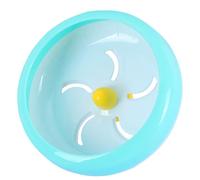Artibetter Roue Exercice Silencieuse pour Hamster et Petits Animaux en Plastique Sûr, Petite Roue pour Cage d'animaux Domestiques, Fonctionnement Super Silencieux Couleur Couleur Aléatoire
