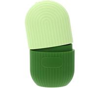 ARTIBETTER Rouleau de Glace Visage Réutilisable en Silicone Vert, Outil de Massage Facial Compact, Moule à Glaçons Pratique pour Soins Peau, Détente Yeux et Rafraîchissement Cutané