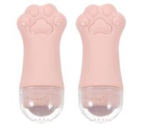 Artibetter Rouleaux Faciaux de Patte de Chat 2 Pcs, Rouleau de Massage Visage Portable en Abs, Améliore la Circulation Sanguine et Réduit pour Soins Peau
