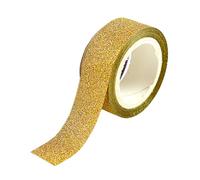Artibetter Ruban Adhésif Pailleté Papier pour Bricolage Masking Tape Décoratif Diy Doré pour Étiquettes Artisanat et Décoration Personnalisée