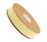 Artibetter Ruban Floqué Beige Non Élastique 2, 5cm pour DIY Décoratif | Bobine, Finition Douce en Peluche, pour Colliers et Présents D'anniversaire, Style Raffiné