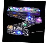 ARTIBETTER Ruban Lumineux de Noël avec LED Décoration Suspendue pour Sapin de Noël Ruban Lumineux Écologique à Piles Ambiance Festive Intérieure et Extérieure