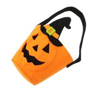 Artibetter Sac Bonbons Halloween Réutilisable avec Motifs Festifs Grand Capacité pour Friandises et Sacs Fourre Tout Thème Citrouille Araignée Chauve Souris Fête et Distribution Bonbons