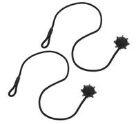 ARTIBETTER Sangle d'attache Arrière pour Coffre de Voiture avec Longueur Réglable 2pcs en Polyester et Abs et Installation Simple pour Séparation de Coffre