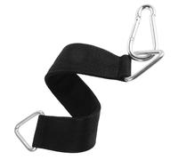 Artibetter Sangle Suspendre pour Hamac en PU et Nylon Noire, Installation Facile, Polyvalente pour Balançoire et Équipement de Gymnastique Intérieur et Extérieur