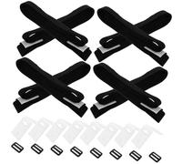 Artibetter Sangles de Fixation avec Boucles pour Bâche Solaire de Piscine Kit de Fixation pour Enrouleur Compatible Couverture Solaire Enterrée Maintien Sécurisé et Facile à Installer