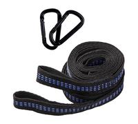 Artibetter Sangles de Hamac Universelles en Polyester Boucles Robustes pour Fixation Ferme, Kit 1 Set pour Camping et Voyage Suspendre sur Arbres