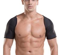Artibetter SBR Support d'épaule double pour homme et femme Rotator Cuff Support d'épaule réglable pour soulager la douleur d'épaule Subluxation articulaire (Taille M)