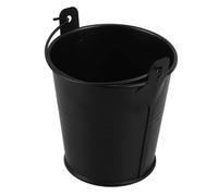 Artibetter Seau à Graisse Fer Résistant Haute Température pour Barbecue Extérieur avec Poignée Collecteur Huile pour Grillades et Récupérateur de Graisse Facile à Nettoyer et Noir