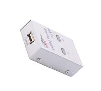 Artibetter Sélecteur USB 2.0 De Partage D'imprimante Et Scanner, Commutateur Automatique à 2 Ports, pour Bureau Et Usage Domestique, Compatible Multi-pc, Boîtier Solide