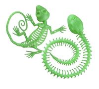 Artibetter Serpent Lumineux en Plastique Phosphorescent pour Décorations d'halloween, Serpent Facile à Déplacer, Accessoire pour Fête d'halloween et Pool Parties