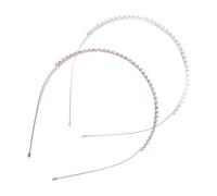Artibetter Serrage-tête à Strass 2 Pièces pour Femmes Alliage et Strass, Confortable et Élégant pour Usage Quotidien et Danse, Accessoire de Coiffure Brillant et Délicat