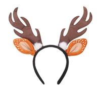 Artibetter Serre-tête à bois de renne, serre-tête oreilles de cerf pour | Coiffe en peluche en forme de corne de cerf, accessoires de déguisement pour les fêtes, serre-tête oreilles de faon