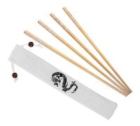 Artibetter Set de Métal Dragon pour le Nouvel An Lunaire et Paquet en Tissu Ustensiles de Cuisine Confortables et Raffinés avec Design Antidérapant en