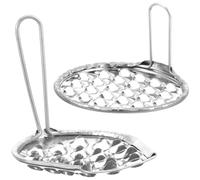 ARTIBETTER Spatules à Racler la Gelée de Haricots en Acier Inoxydable Lot de 2 Grattage Fin et Grossier Outil Multifonction Cuisine Maison Ustensile Réutilisable pour Nouilles Froides et