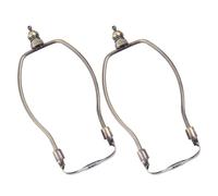 Artibetter Support D'abat-jour en Alliage Doré Robuste 2pcs pour Lampes D'intérieur, Résistant la Déformation, Adapté aux Lampes de 6 Pouces pour Décoration Maison