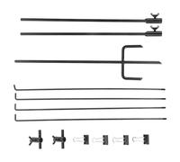 Artibetter Support de Cible Papier Ajustable Métal Robuste pour Tir Sportif Porte Cible Portable et Facile à Installer pour Entraînement Extérieur et Jardin