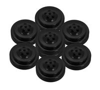 Artibetter Support de Drapeau Portable Facile à Ranger en Plastique Noir 8pcs pour Petits Drapeaux pour Salle de Conférence et Centre Commercial