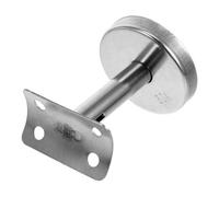 Artibetter Support de Main Courante Inox 304 Chromé, Fixation Murale Droite, Support Escalier Résistant, Adapté Rambarde Intérieure, Lot, Usage Solide et Sécurisé