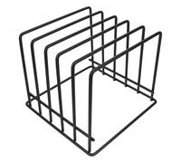 Artibetter Support de Rangement pour Planches à Découper Noir Organisateur Polyvalent pour Ustensiles de Cuisson et Plaques à Biscuits Structure Antidérapante Robuste pour Plan de Travail