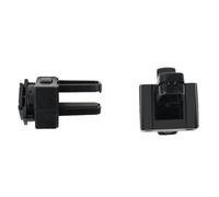 Artibetter Support de Téléphone Voiture Design Compact et Pratique en ABS Noir et Navigation GPS Fixation sur Grille D'aération pour Conduite Mains Libres