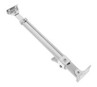 Artibetter Support de Tringle à Rideaux en Alliage D'aluminium Argenté Ouverture Réglable et Design Télescopique pour Fenêtres Coulissantes Battant, pour Familles