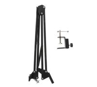Artibetter Support de Webcam de Bureau Bras Articulé en Métal Noir, Pince Réglable à Ressorts Doubles, Pliable pour Diffusion et Enregistrement en Magasin
