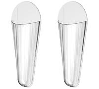 Artibetter Support Mural pour Ciseaux Robuste en Plastique 2pcs, Organiseur Pratique pour Petits Outils, Cuisine et Bureau, Rangement Mural Gain de Place
