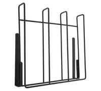 Artibetter Support Mural pour Pèse-personne Électronique en Acier Carbone Noir Étagère Intégrée, Offrant un Accès Facile Support Stable pour Salle de Bain ou Entrée