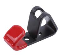 Artibetter Support Mural pour Roue de Pneu en Aluminium et Acier, Crochet Suspendre Rouge et Noir, Étagère Murale Robuste pour Moyeu de Jante, Rangement Garage Polyvalent pour Atelier Auto,