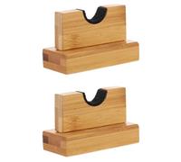 Artibetter Support pour Batte de Baseball en Bambou Naturel pour Exposition et Organisation Porte-bâtons Stable et Décoratif pour Rangement à Domicile