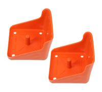 Artibetter Support pour Bloc Minéral Épais en Polyéthylène Petit Format 2 Pièces Accessoire pour Moutons et Bétail Contenant Antidérapant pour Sel Usage Intérieur et Extérieur