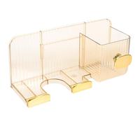 Artibetter Support Sèche-cheveux Mural sans Perçage Installation sans Outils en Plastique pour Organisateur D'outils de Coiffure pour Chambres et Salles de Bain