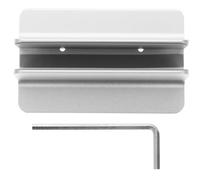 Artibetter Support Vertical et Largeur Ajustable Emplacement Unique en Alliage D'aluminium Argenté Base Solide pour Ordinateur Portable pour Bureau et Tablette