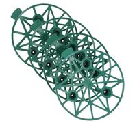 ARTIBETTER Supports de Plantation de Pastèques en Plastique Vert 4 Pièces pour Jardin, Treillis Vertical Rond Stable pour Fruits et Melons